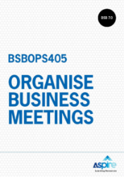 Picture of BSBOPS405 Organise business meetings eBook