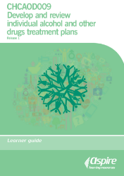 Picture of CHCAOD009 Develop and review individual alcohol and other drugs treatment plans eBook